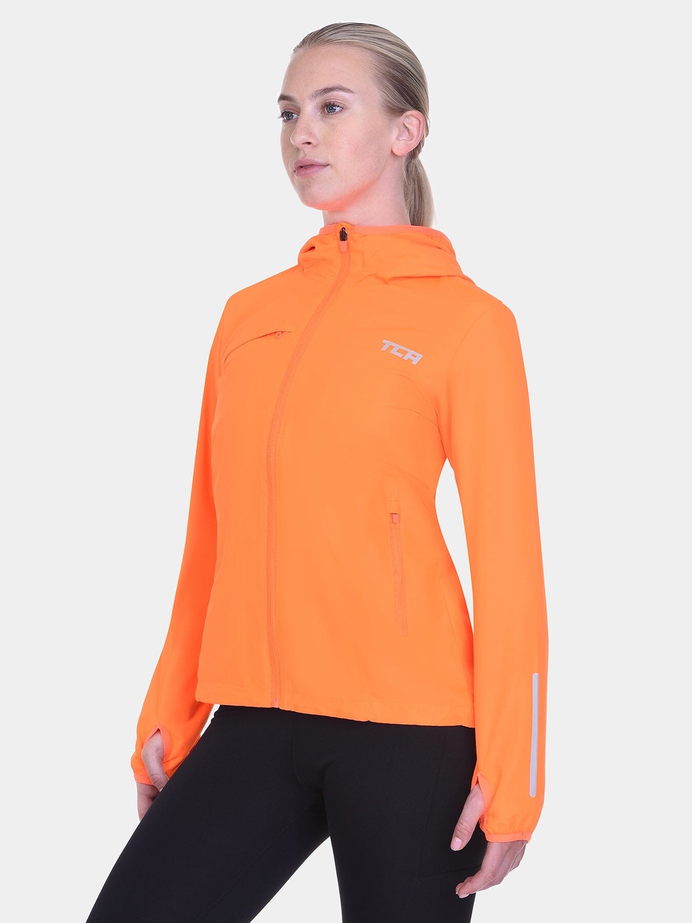 Running Softshell Jacket- Neon Orange TCA