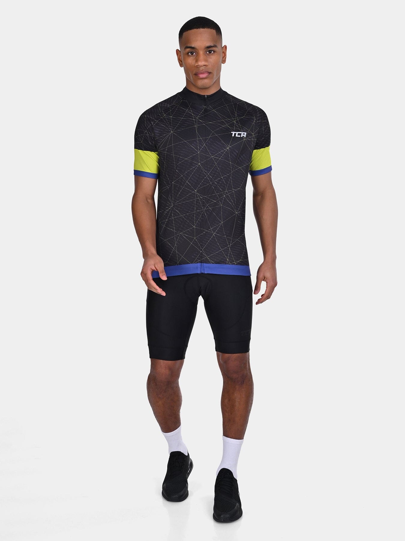 TCA Men's All-Day Cycling Jersey – Lightweight Short Sleeve Bike Shirt - Athletic Fit Bicycle Shirt with 3 Cycling Back Pockets