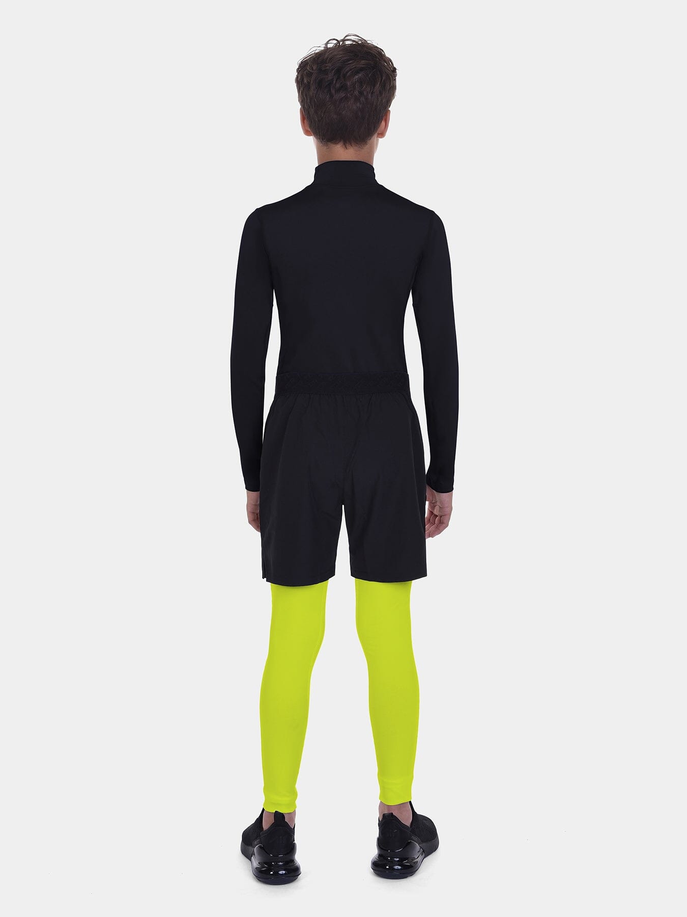 SuperThermal Compression Base Layer Tights For Boys With Brushed Inner Fabric & Side Pocket