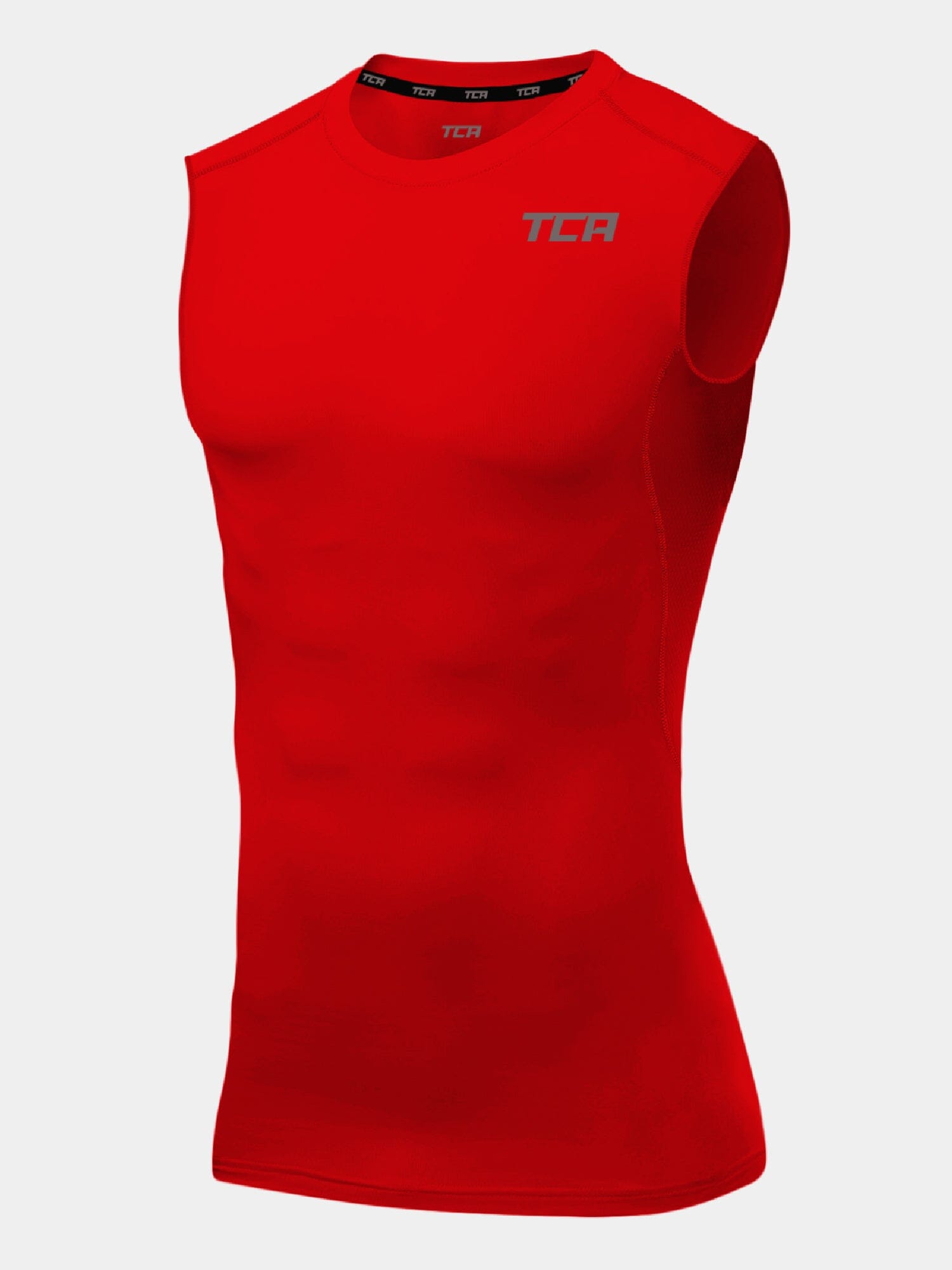 Men's HyperFusion Compression Vest Team Red TCA