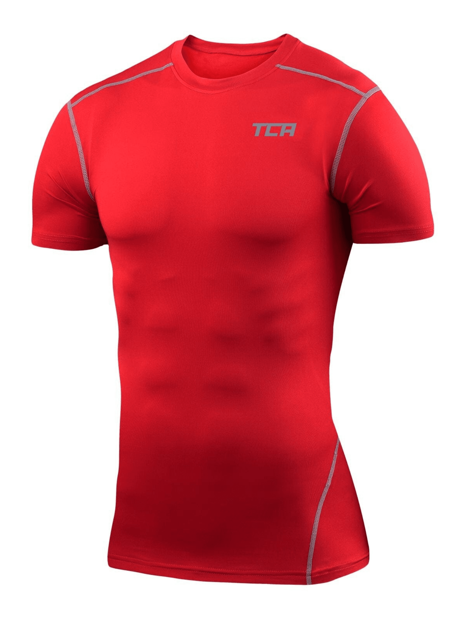 Boys' Base Layer Short Sleeve Team Red TCA