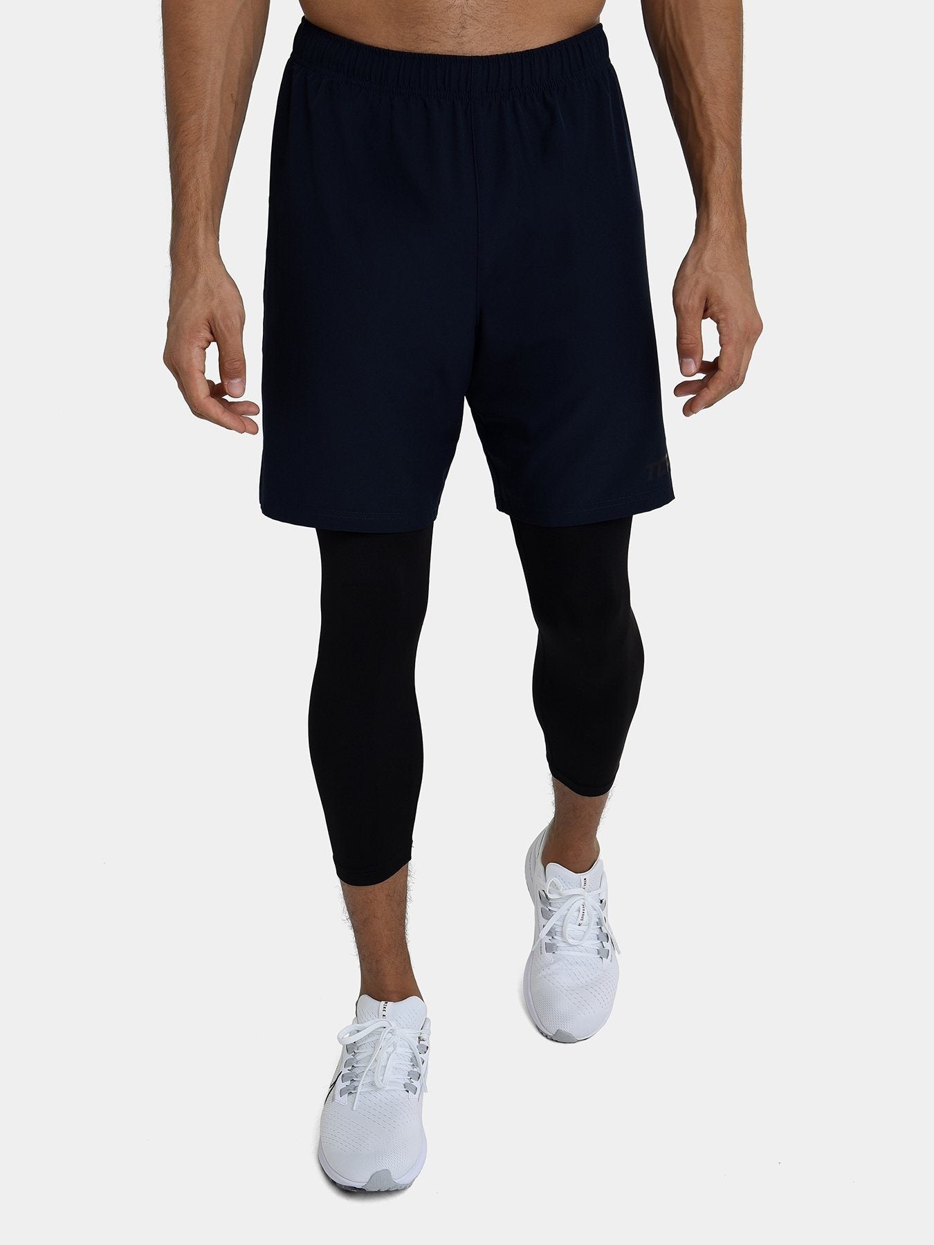  Men's Compression Pants with Shorts 2 in 1 Running