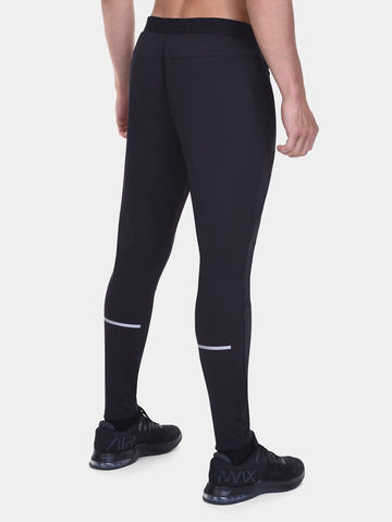 Thermal Cycling Trackpant For Men With Brushed Inner Fabric & Side Zip Pockets