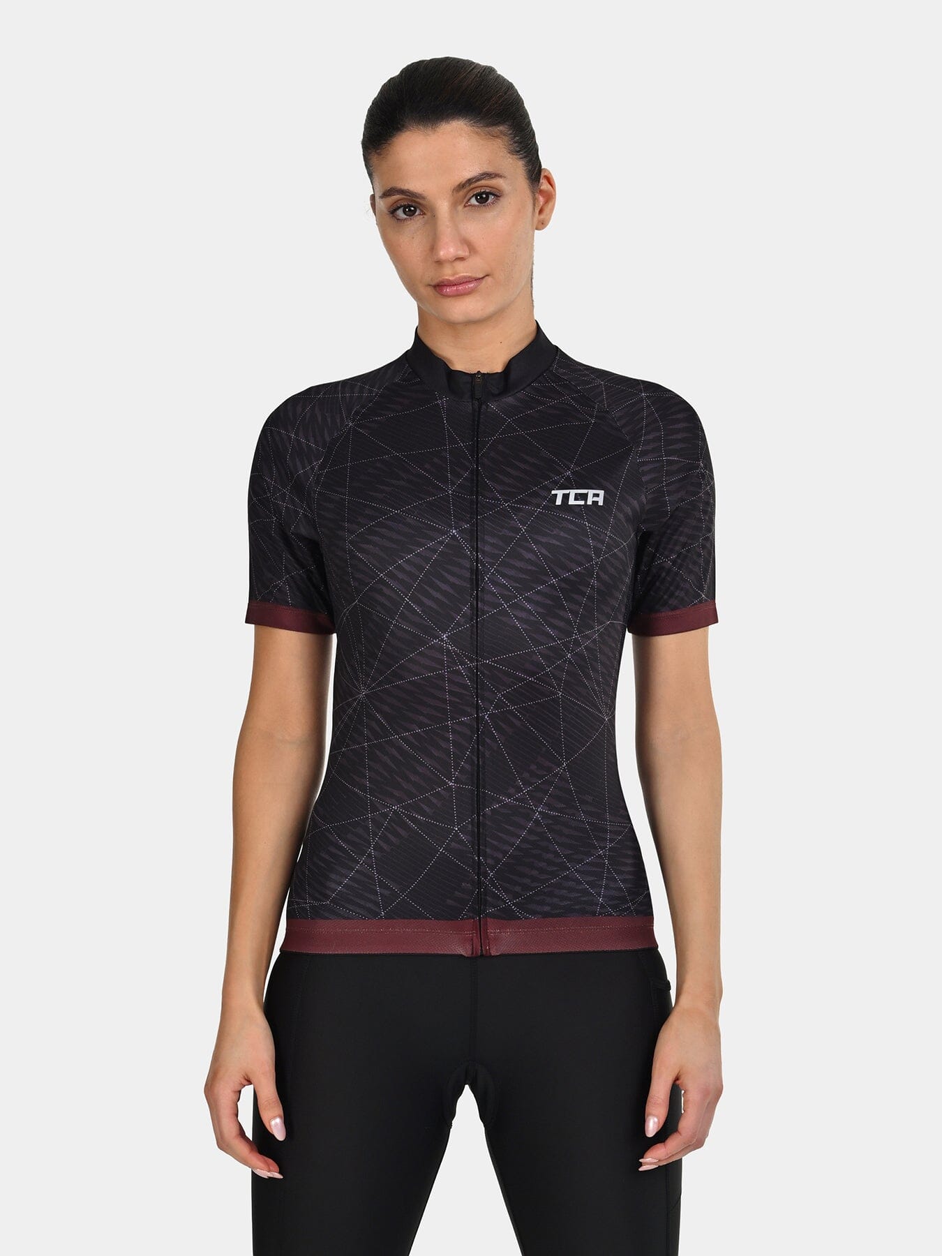 TCA Women's All-Day Cycling Jersey – Lightweight Short Sleeve Bike Shirt - Athletic Fit Bicycle Shirt with 3 Cycling Back Pockets