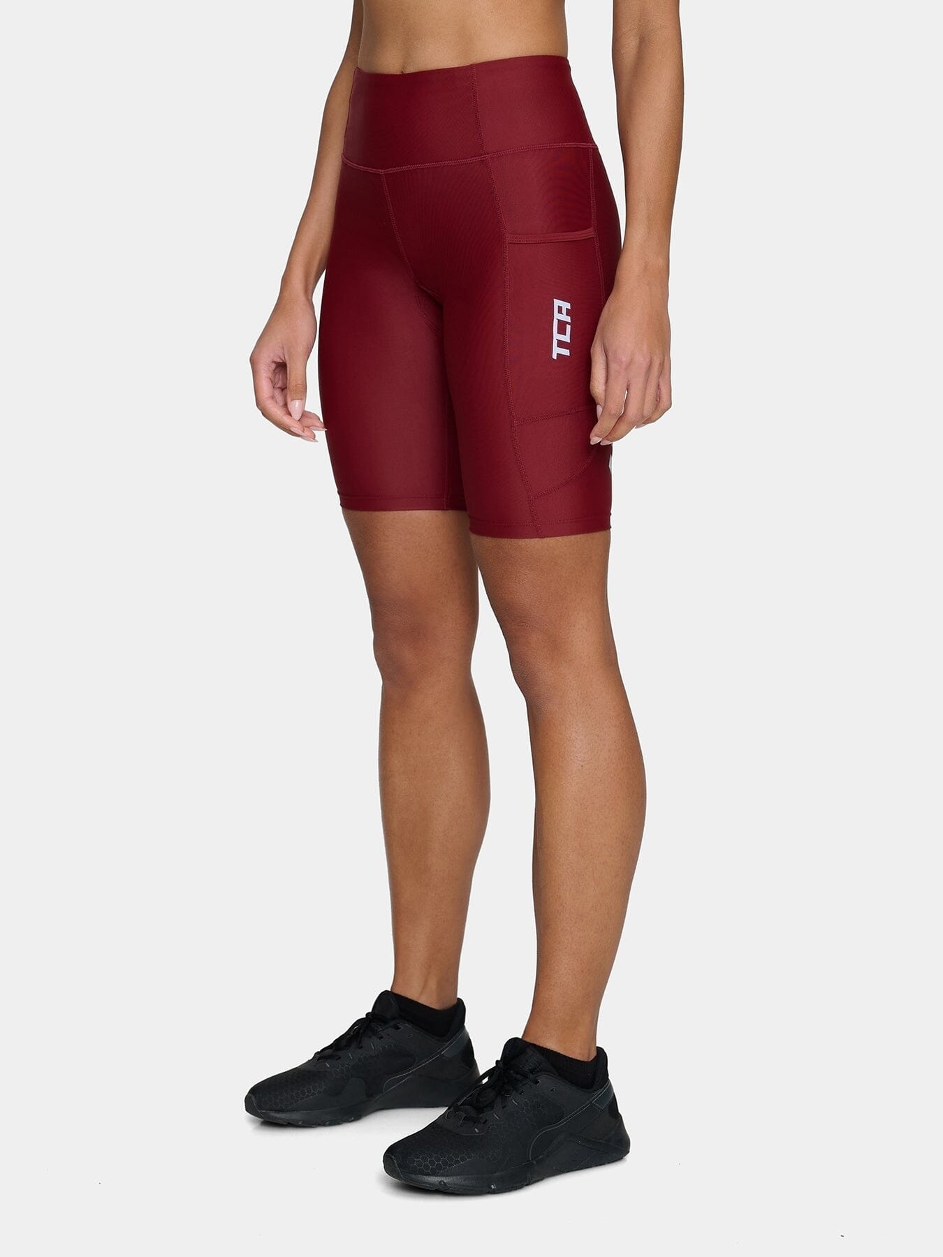 Padded Cycling Bike Shorts For Women With Reflective Strips & Side Pocket