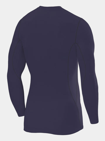 SuperThermal Compression Base Layer Long Sleeve Crew Neck For Men With Brushed Inner Fabric