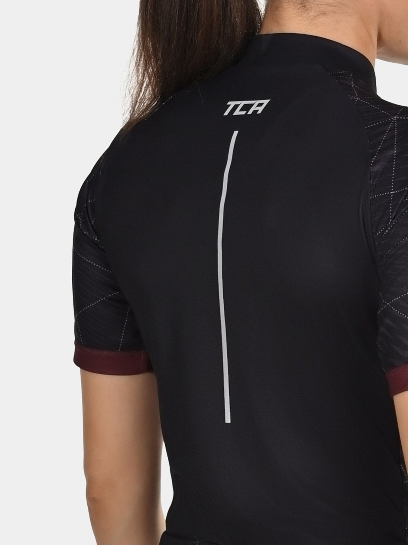 TCA Women's All-Day Cycling Jersey – Lightweight Short Sleeve Bike Shirt - Athletic Fit Bicycle Shirt with 3 Cycling Back Pockets