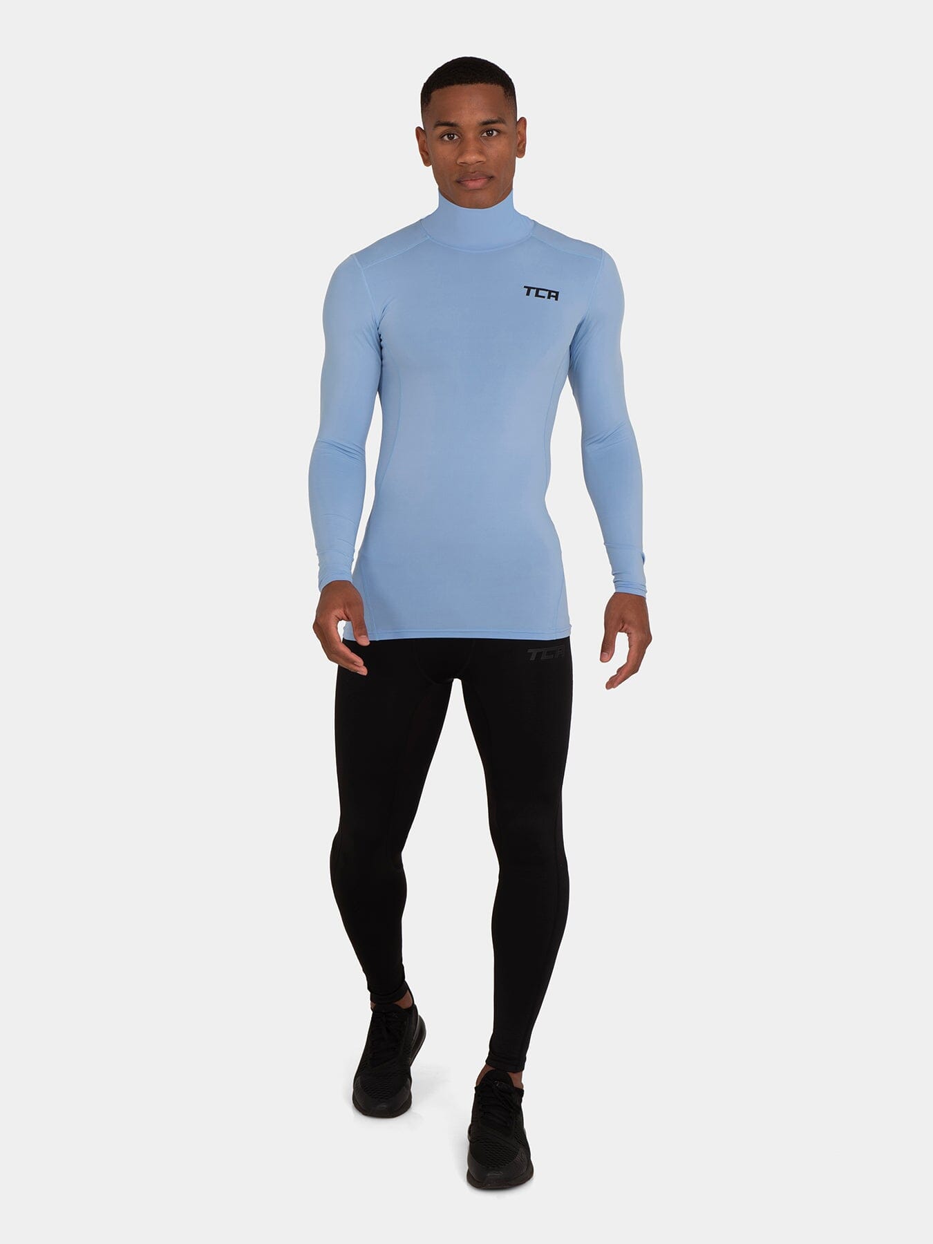 Hyperfusion Compression Base Layer Long Sleeve Mock Neck For Men