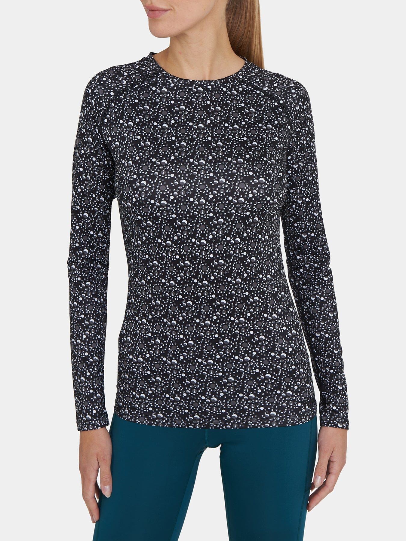 Top a compressione a maniche lunghe supertermico