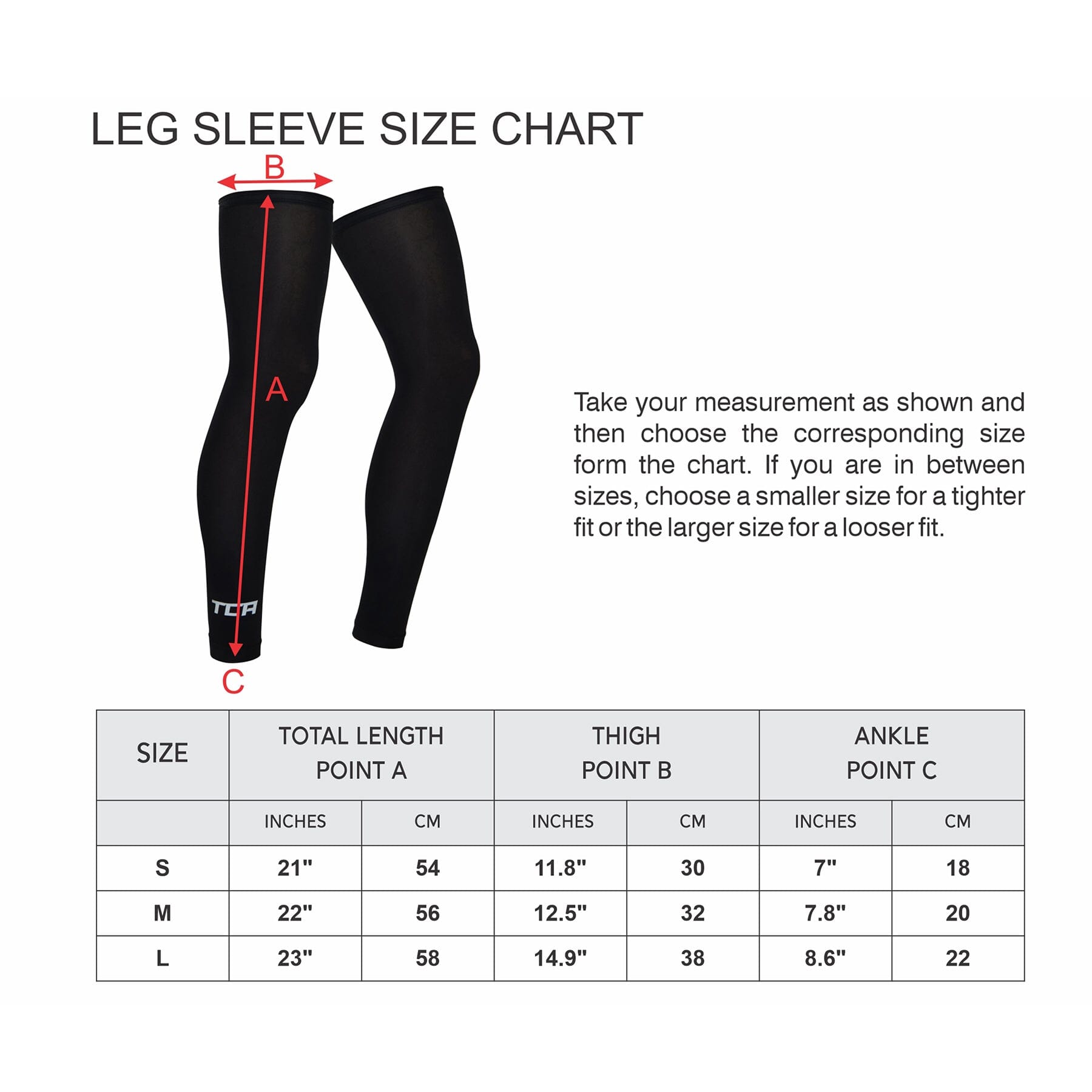 Castelli leg warmers size guide best sale