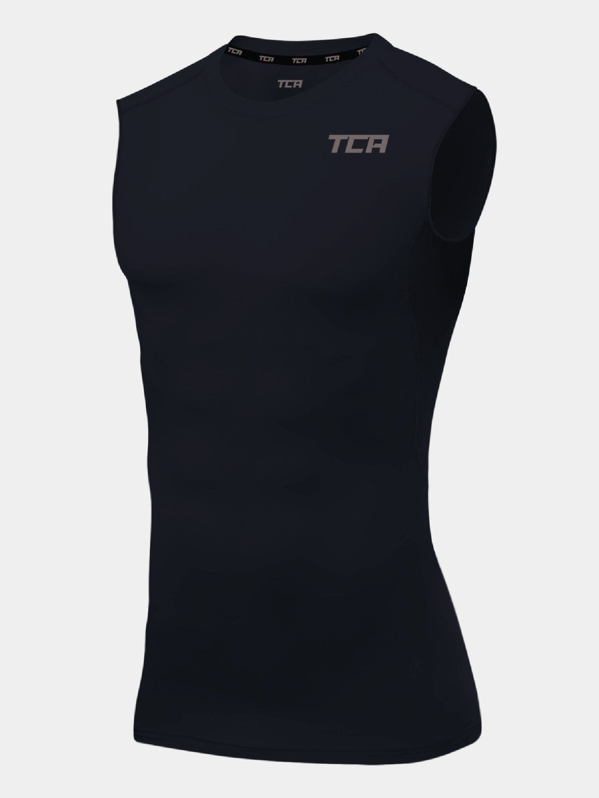 Men's Compression Base Layer Top - Long Sleeve, Mock Neck, Firm Compression For Running & Gym