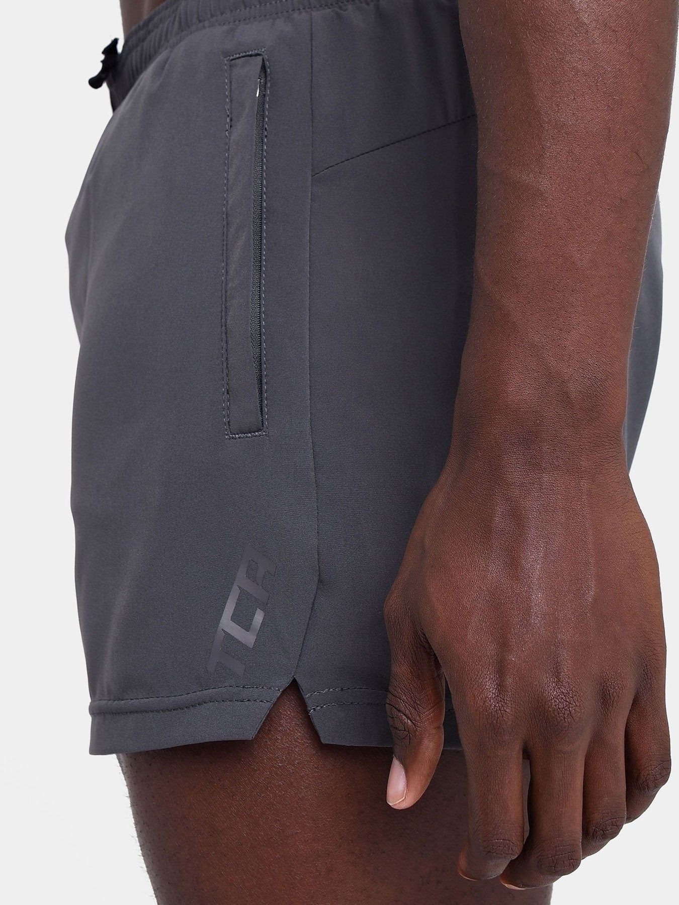 Pace Running Short for Men with Side Zip Pockets & Internal Netting
