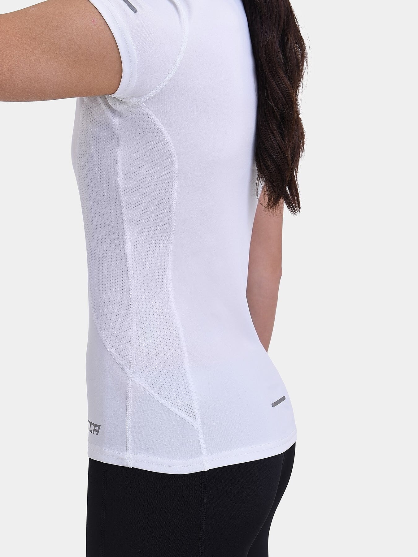 Atomic Short Sleeve T-Shirt With UPF 50+ Protection & Side Mesh Panels For Women