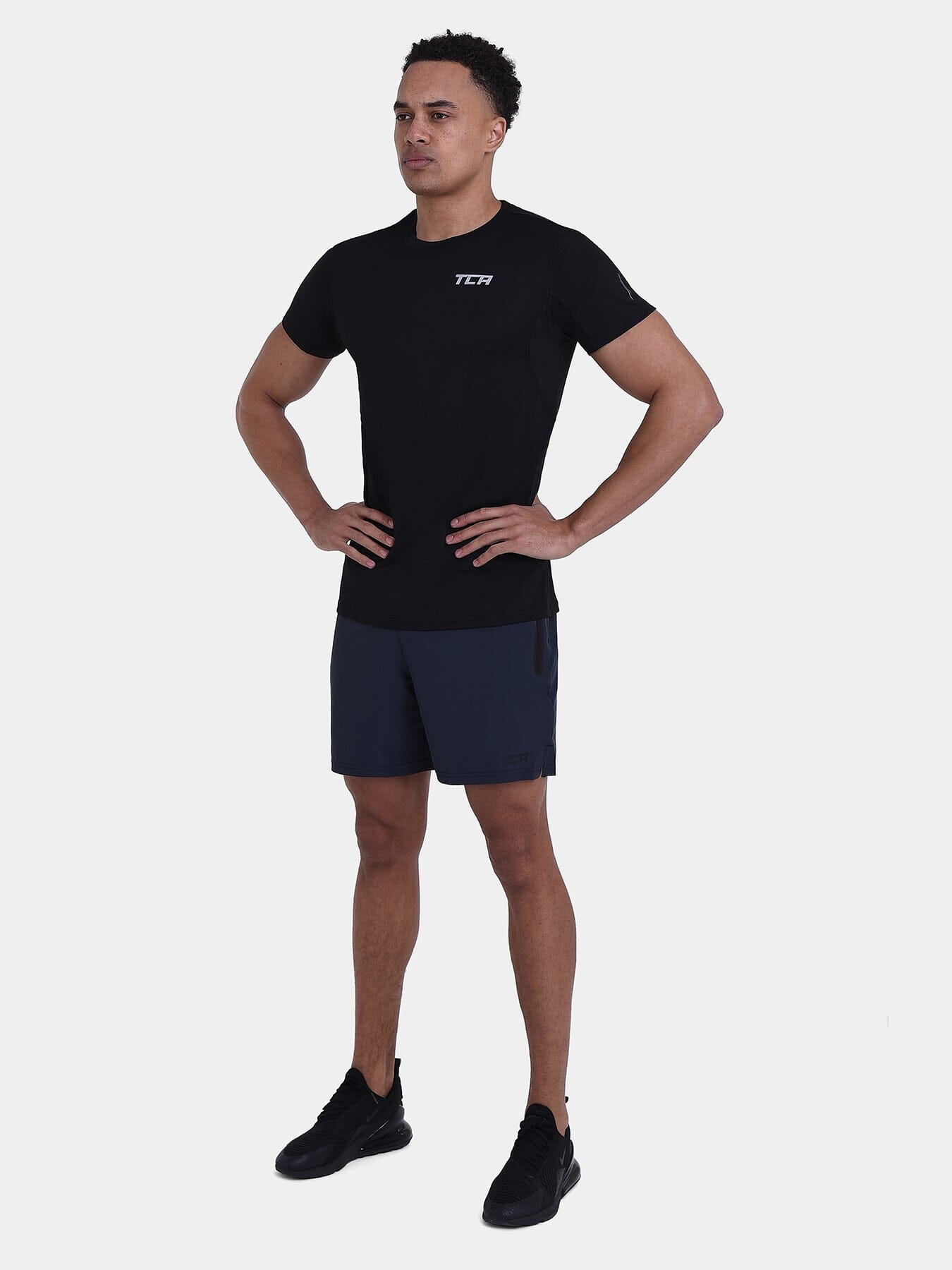 Atomic Short Sleeve T-Shirt With UPF 50+ Protection & Side Mesh Panels For Men