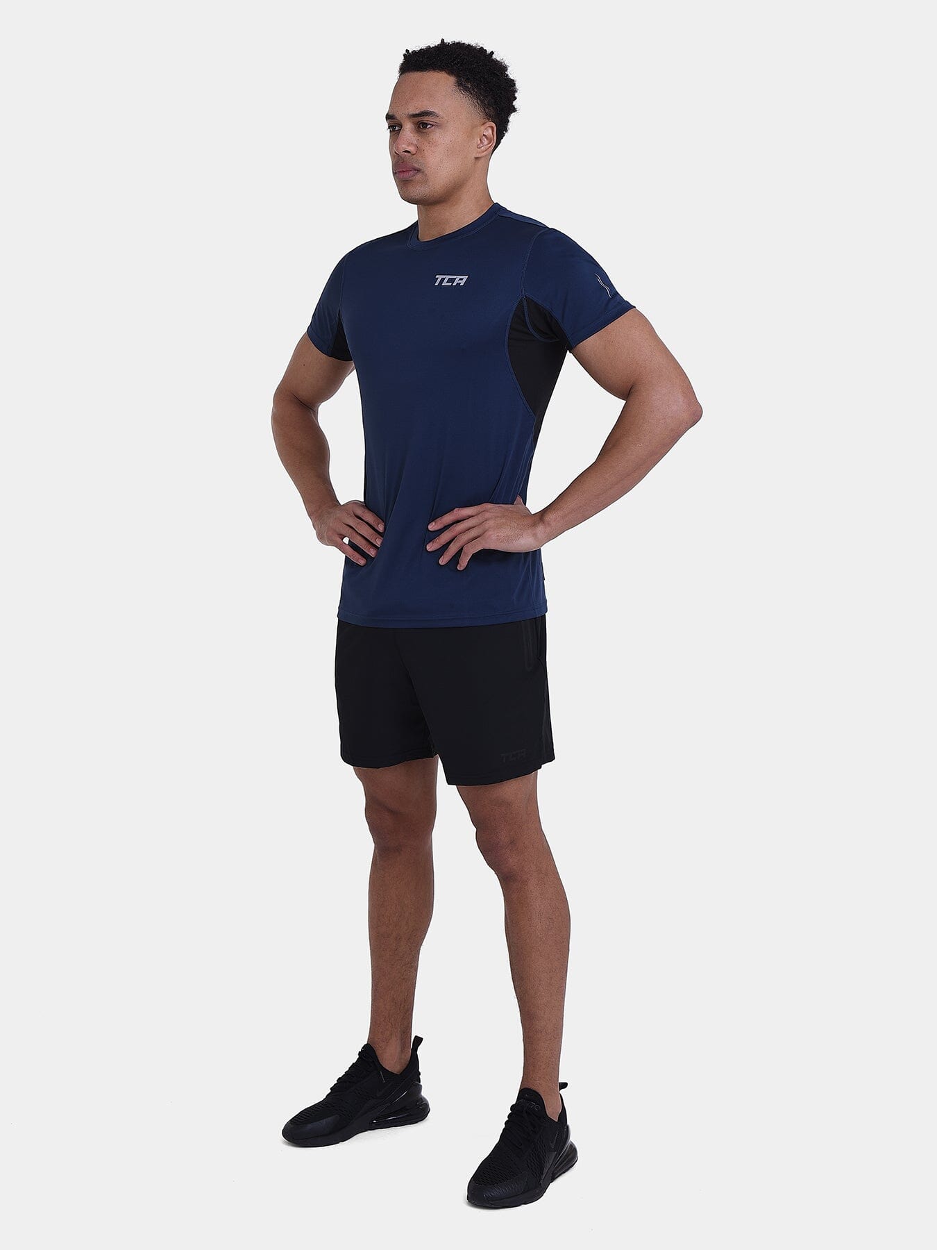 Atomic Short Sleeve T-Shirt With UPF 50+ Protection & Side Mesh Panels For Men