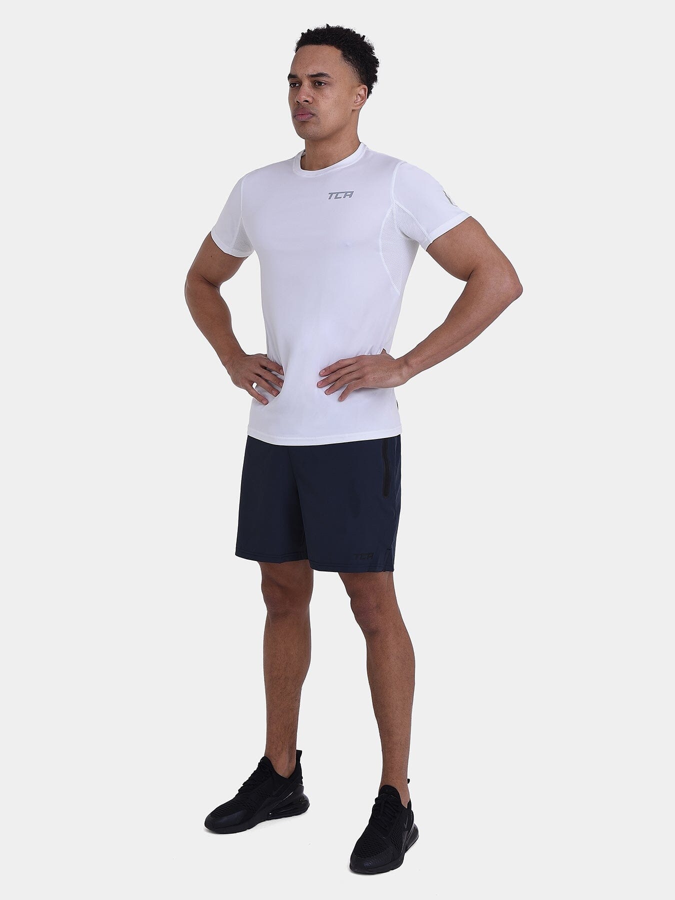 Atomic Short Sleeve T-Shirt With UPF 50+ Protection & Side Mesh Panels For Men