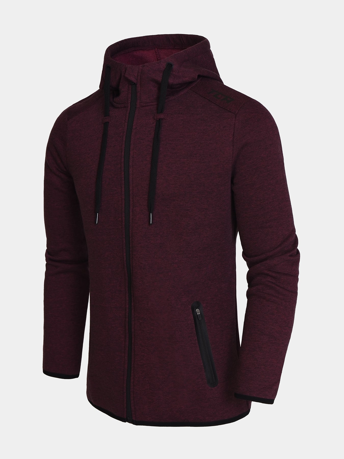 Revolution Tech Gym Running Hoodie For Men With Zip Pockets