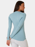 Top a compressione a maniche lunghe supertermico