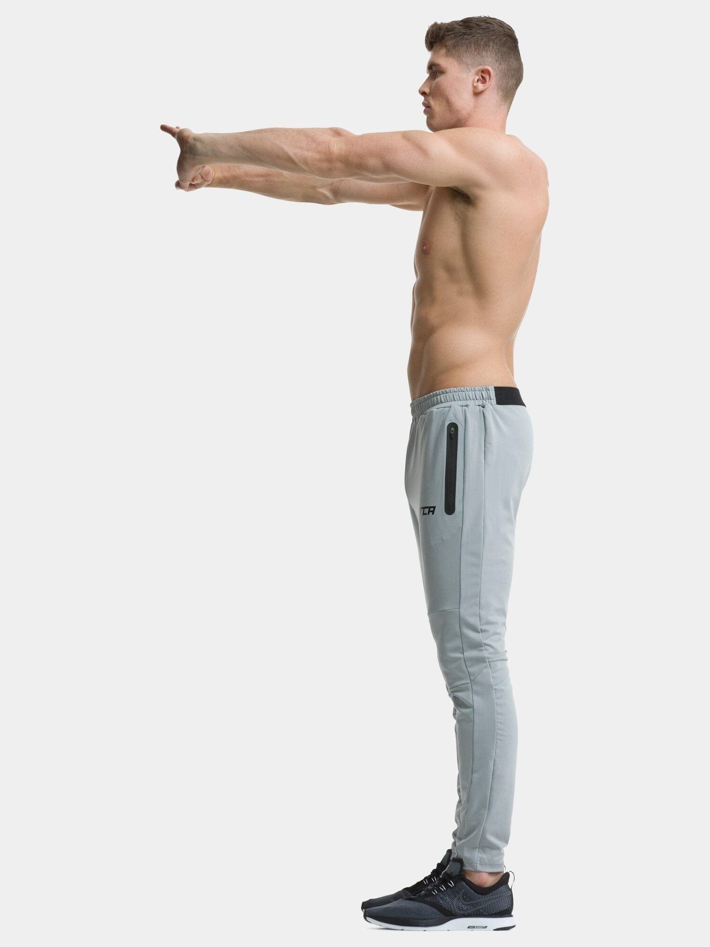 Cool Grey Rapid Track Pant - Side