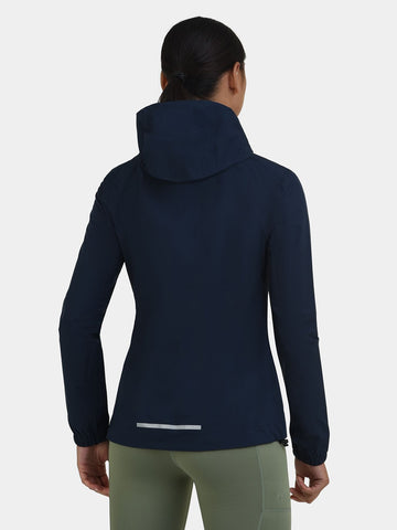 AirLite 2.0 Hooded Waterproof Rain Jacket For Women With Side & Internal Zip Pockets & Reflective Strips