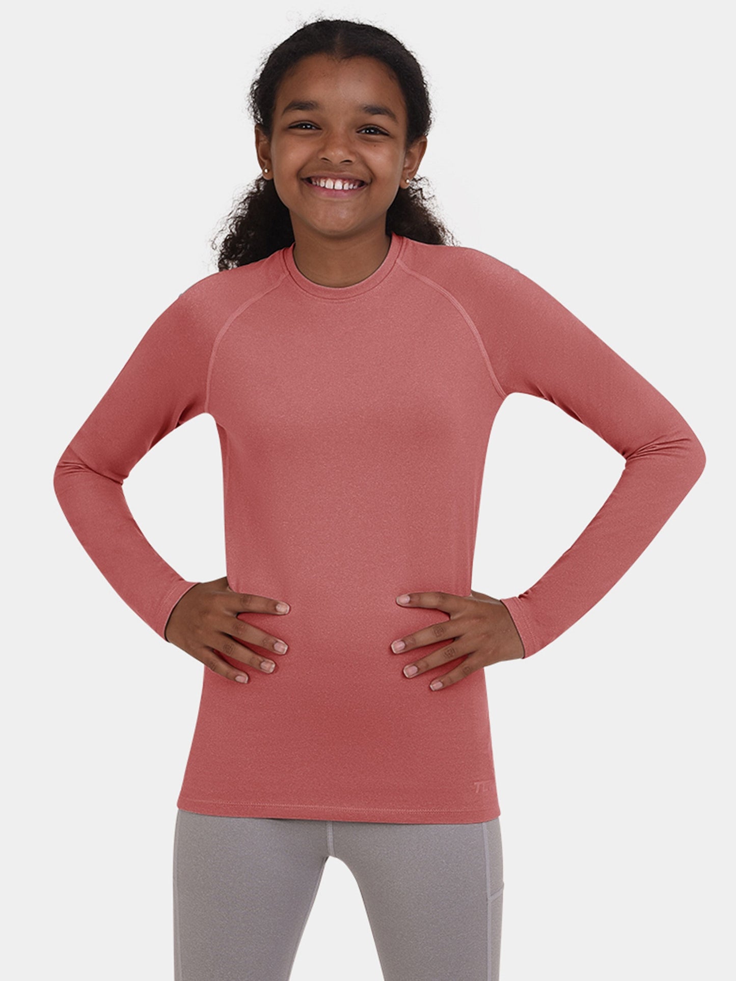 SuperThermal Compression Base Layer Top & Tights for Girls With Brushed Inner Fabric